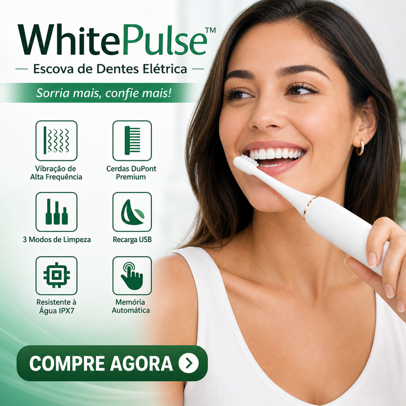 White Pulse - Escova de Dentes Elétrica
