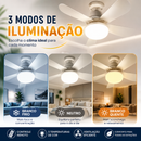 AeroLux 360™ – Lâmpada Ventilador Inteligente (Bivolt)