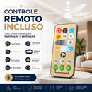 AeroLux 360™ – Lâmpada Ventilador Inteligente (Bivolt)