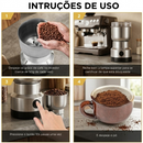 Moedor Triturador Elétrico Multifuncional - GrãoTurbo Inox™