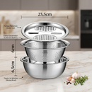 PrepMaster 4 em 1™ – Prepare, Rale, Lave e Escorra
