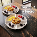 Petisqueira ServeLux 5™ – Petiscos com Estilo e Organização