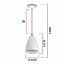 Kit 4 Pendentes Vegas – Preto Texturizado com Bronze