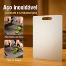 Tábua de Corte Profissional em Aço Inox 316 – Antimofo e Antibacteriana